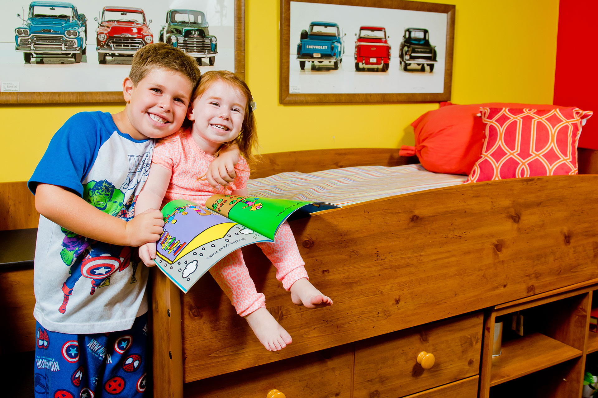 Kids on Bunk Bed